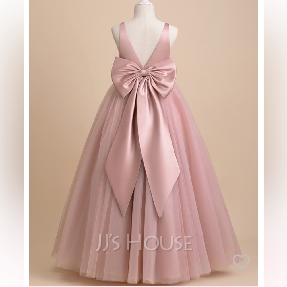 NWT Girls JJs House Ball Gown Princess Dusty Rose Formal Dress